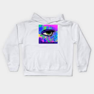 Eyes On You Abstract Kids Hoodie